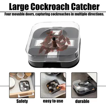 

Safe Non-Toxic Cockroach Traps Box Small Size Effective Home Kitchen Restaurant Cockroach Killer Trap Bug Catcher Tool