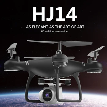 

HJ14W HJ14Q Drone 2.0MP Camera FPV Wifi 2.4G Remote Control Helicopter Headless Model Selfie Drone RC Quadcopter with HD Camera