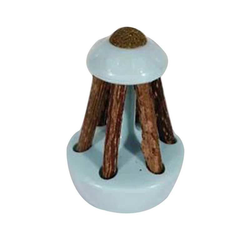 Кошки игрушки кошки тумблер с Silvervine палкой и Кошачьей Мятой самоиграющаяся игрушка для котенка чистки зубов AUG889