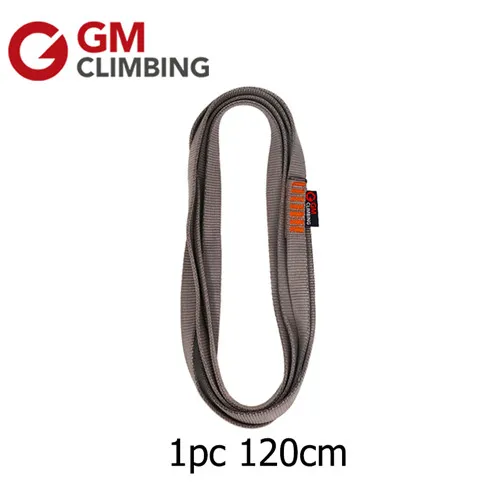 1pc- gray 120 см 22kN GM Вертушка для скалолазания нейлоновая Вертушка для скалолазания ремень с подшипником CE/UIAA Arborist качели гамак для йоги - Цвет: 1pc- gray