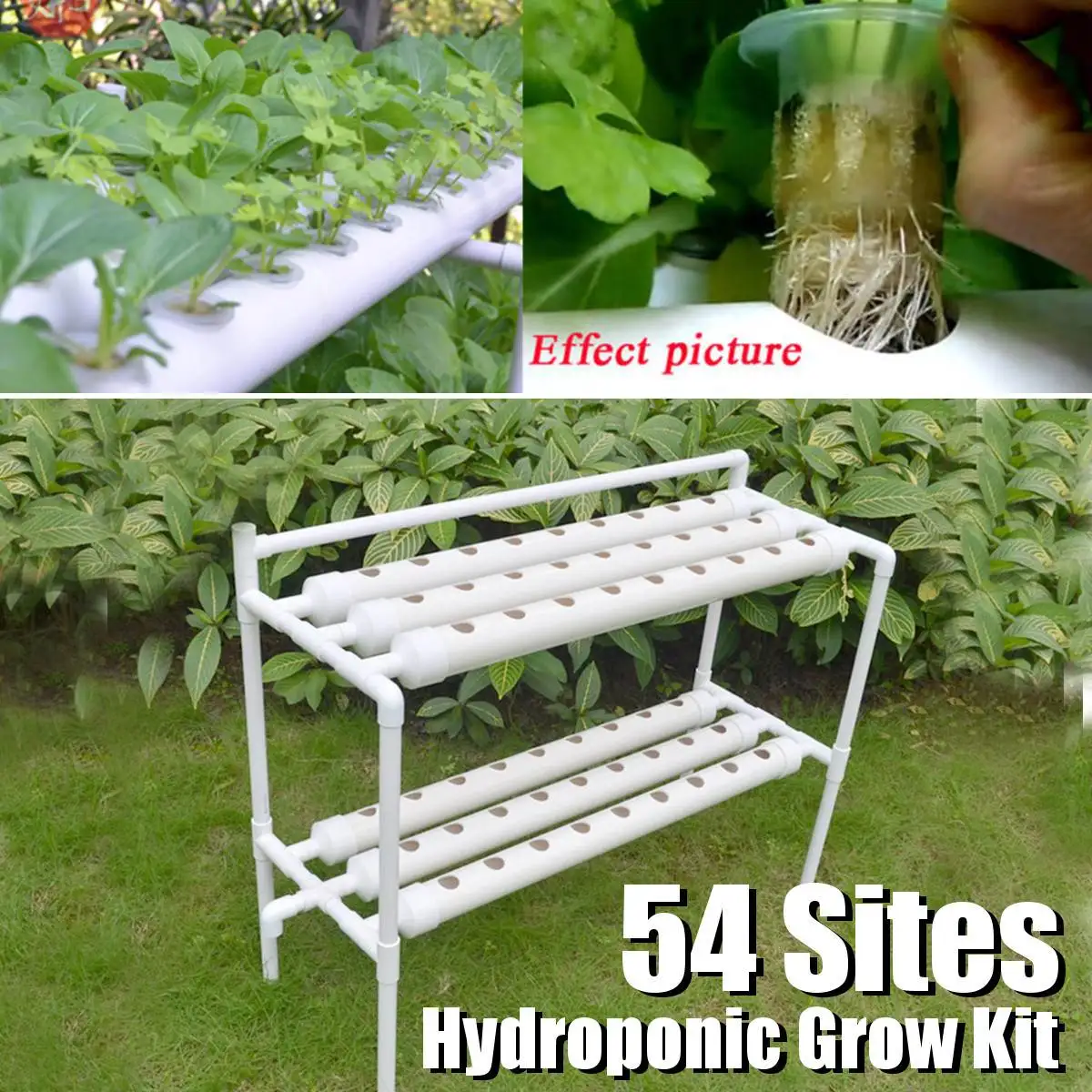 

54 Sites Plant Hydroponic Systems Grow Kit Nursery Pots Anti Pest Soilless Cultivation Indoor Garden Culture Planter Vegetables