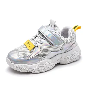

2020 Spring and Autumn Boys Girls Casual Shoes Mesh Breathable Children's Sports Shoes Large Kids Travel Running Shoes Sneakers