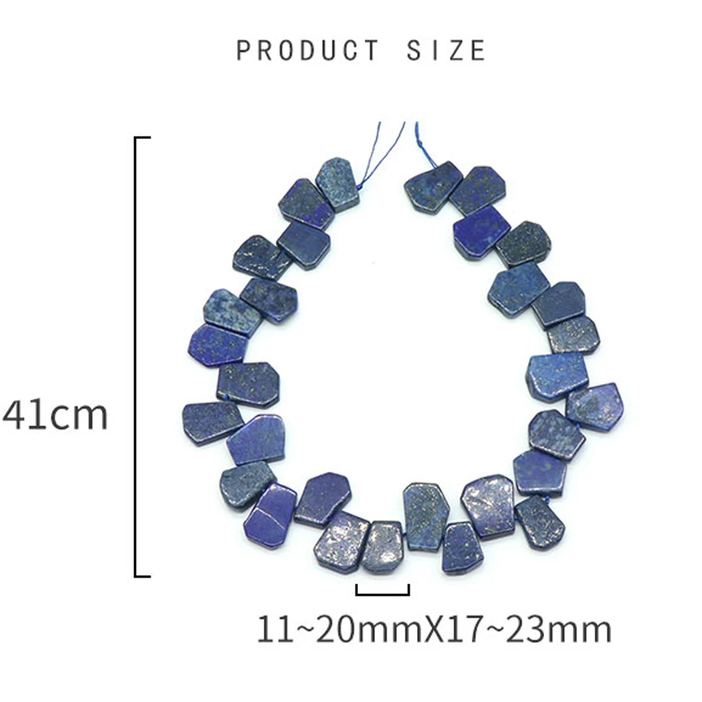 Natural Stone Beads Irregular Trapezoid Faceted Quartz Spacer Beaded For Jewelry Making DIY Charm Necklace Bracelet Accessories