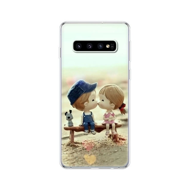 Samsung Galaxy S10 Case S10Plus Case Silicone TPU Cover Phone S10 E Case On For Samsung S10 Plus G975F S 10 SM-G973F Case