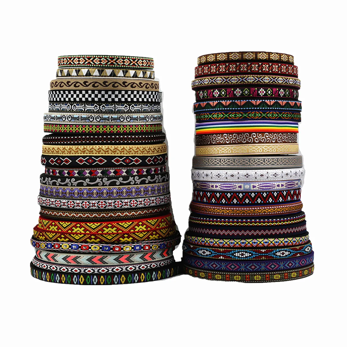 200 Styles 5 Yards 15MM Colorful Geometric Jacquard Embroidered Ribbons Apparel Wrapping Collar Trim Sewing Accessories ribbon decoration ribbon supplies wrapping ribbon sewing ribbon