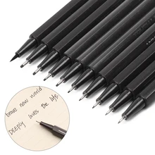 10 шт./компл. различных наконечников иголка для пигмента чертежная ручка тонкой вкладыш Ручки Маркеры для эскизов, с мягкой головкой, ручка для дизайн-арта
