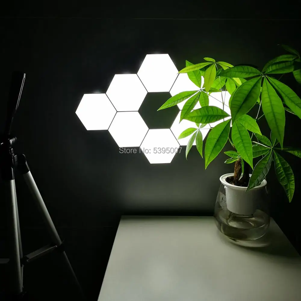 10 шт. сенсорный шестигранный RGB светильник панель дистанционного управления