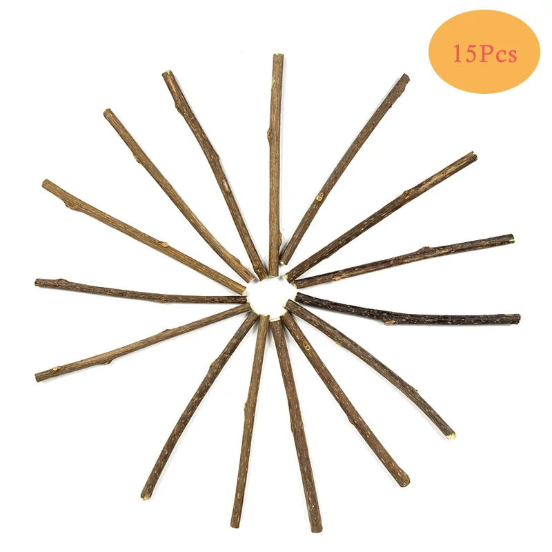 Dia 0.5-0.7cm 15Pcs 10/15/20 штук натуральная кошачья мята домашняя кошка молярная игрушка Matatabi зубная паста для кошек для чистки зубов игрушки Silvervine Кошка снэк-палочки - Цвет: Dia 0.5-0.7cm 15Pcs