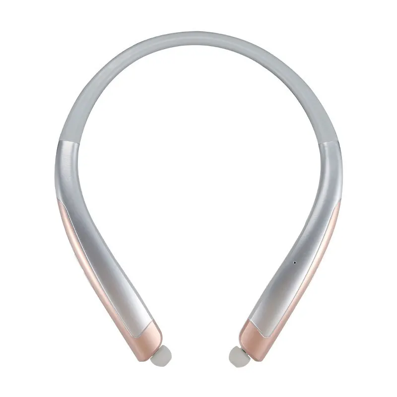 HX-1100 новое ожерелье bluetooth стерео CSR4.1 Висячие шеи типа общие HX1100 импортные товары - Цвет: Серебристый