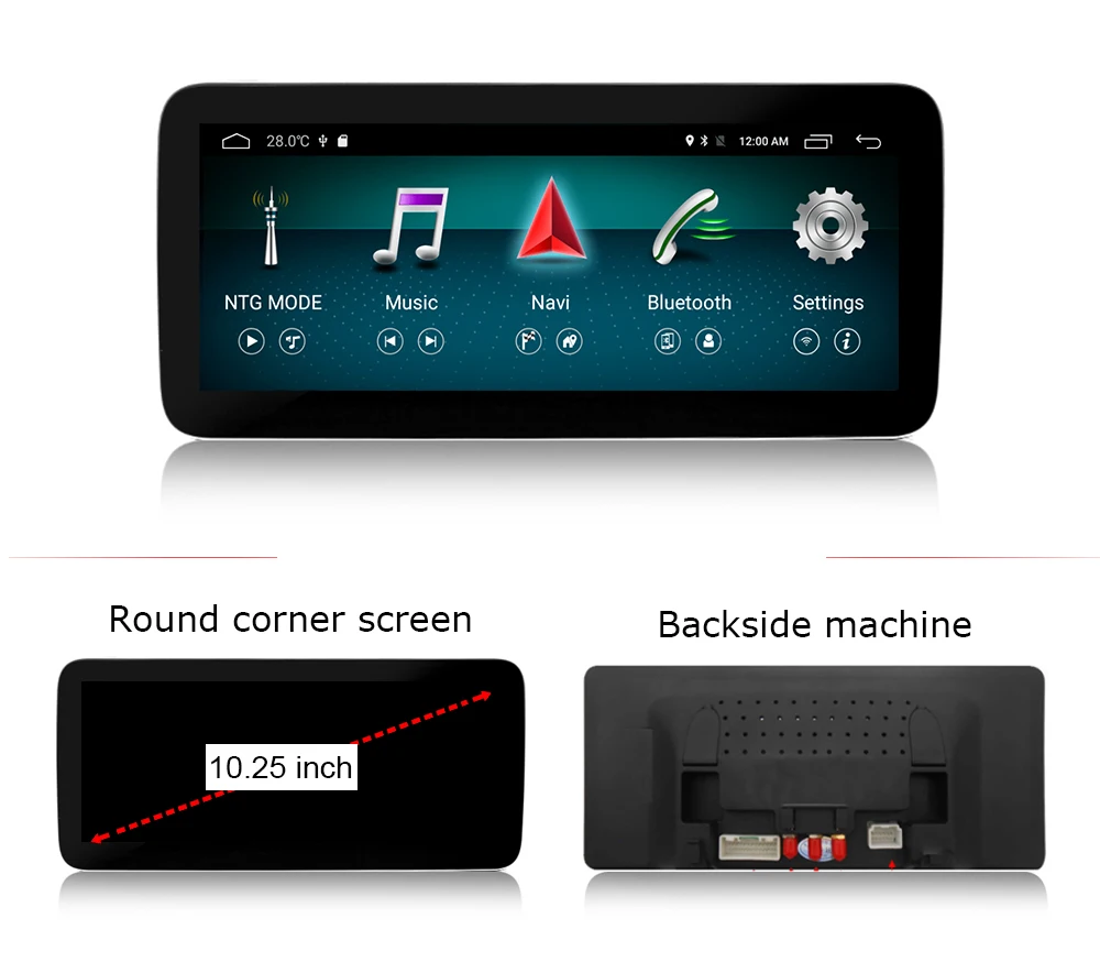 10,25 дюймов 4+ 64G Android дисплей для Mercedes Benz MB V Class W447~ NTG автомобильный радиоэкран gps навигация Bluetooth Navi