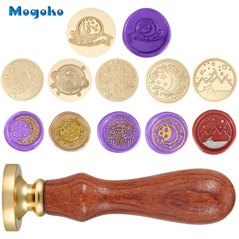 Package Decoration Wax Sealing Stamp Alice Wax Seal Stamp Metal Sealing Wax Stamp Letter Wax Stamp