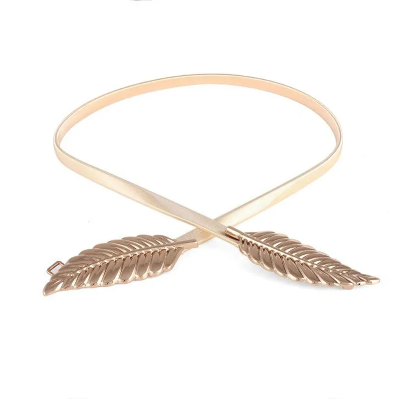 

70*1cm Gold Silver Color Elastic High Stretch Metal Thin Waist Chain Dress Belts for Ladies Women Apparel Accessories