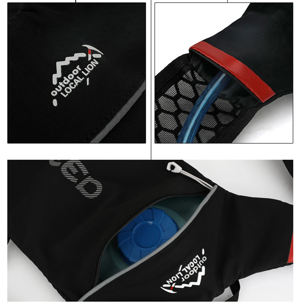 Lightweight Backpack Running Vest Nylon Bag Trail Cycling Marathon Portable Ultralight Hiking 5L Option 2L Water Bag and Bottle Lightweight Backpack Running Vest Nylon Bag Trail Cycling Marathon Portable Ultralight Hiking 5L Option 2L Water Bag and Bottle