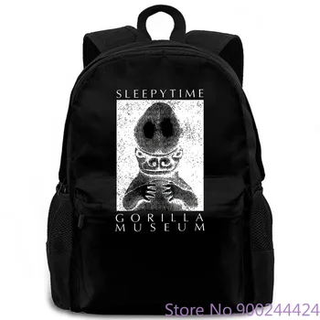

New Sleepytime Gorilla Museum Art Rock Band Black women men backpack laptop travel school adult student