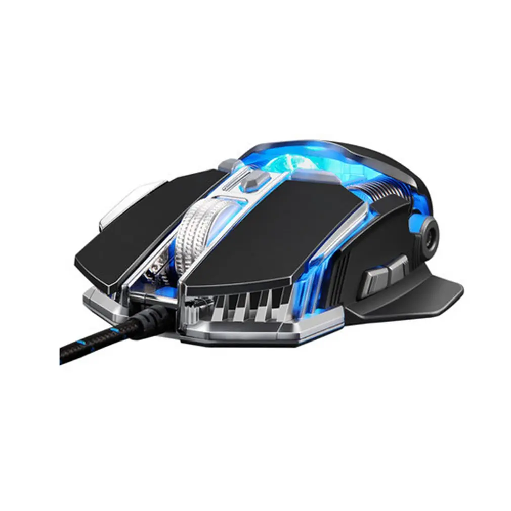 Крутая проводная мышь для игры Esports, мышь для ноутбука, программирующая Автоматическая Механическая мышь