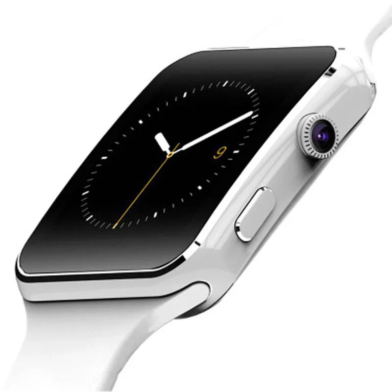 Белый Умные часы Sim Push Message Bluetooth для Android IOS reloj мужские и женские спортивные умные часы для IPhone Xiaomi huawei samsung - Цвет: Белый