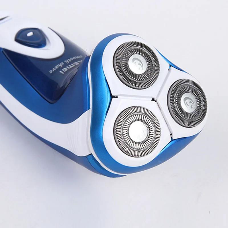 kemei electric Shaver KM-5880 electric men razor beard trimmer triple Blades double floating shaving waterproof rechargeable