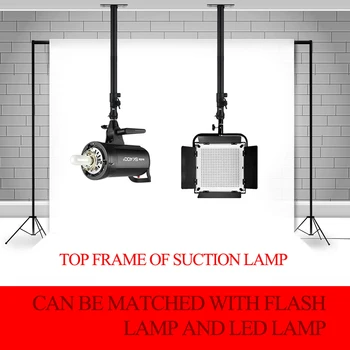 

Ceiling Lamp Holder LED Camera Flash Fixed Wall Ceiling Bracket Flash Led Lamp Holder Shadow Photo Studio Photographic Lamp