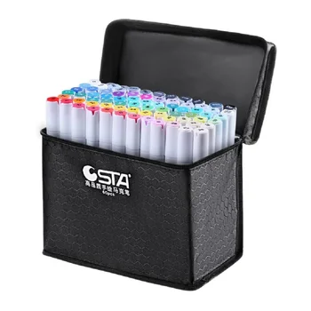 

Alcohol Art Markers, STA Double Tipped Marker Set for Kids Adults Coloring, Alcohol-based Sketch Markers for Drawing Sketching