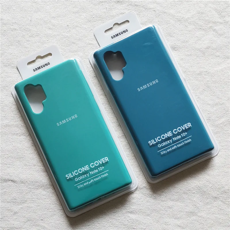 Жидкий силиконовый чехол для samsung Galaxy Note 10 Plus, шелковистый мягкий сенсорный чехол для Galaxy Note 10 10+ Pro Plus с коробкой