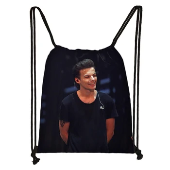 

Custom Louis William Drawstring Bag Daypack Kids Satchel Casual Backpack Teenager Storage Bag Women Men 32x38cm*18-1031-43