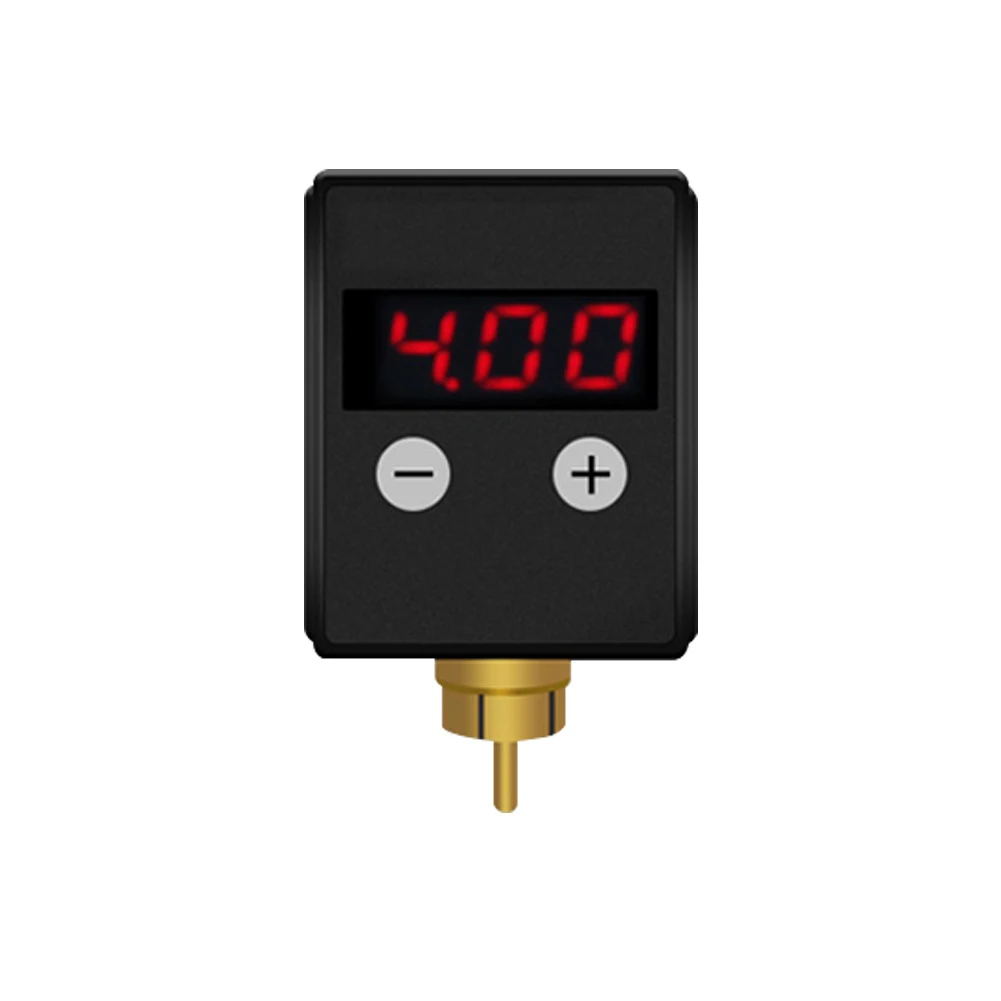 

Portable Mini Black DC Connector Battery Pack Tattoo Power Supply Durable With Cable LCD Screen Wireless Professional