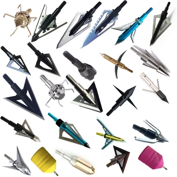 

Linkboy 6ps Head Arrows Arrowheads Broadheads for Hunting and Archery Apply To Composite Bow and Recoil bow for shooting