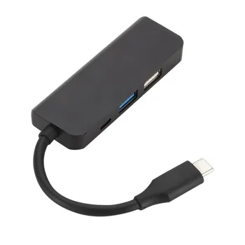 

New 4 In 1 USB-C HUB 4K HD Video Audio Cable Adapte Type C to HDMI usb 3.0/usb 2.0 Micro usb For Macbook PC S9 Xiaomi