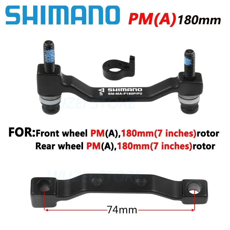 Адаптер дискового тормоза SHIMANO SM-MA-F180P/P2 F203P/P для ротора 180/203 мм | Спорт и