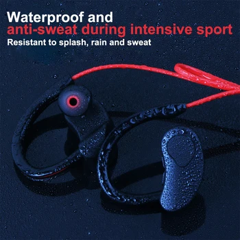 

Bass Wireless Earphones Bluetooth Ear Hook Sport Running Headphones For Xiaomi iPhone Samsung Android Waterproof earbuds Headset
