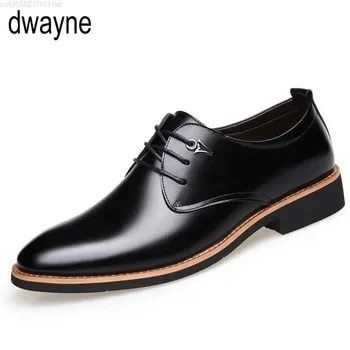 

Men Dress Shoes Simple Style Quality Men Oxford Shoes Lace-up Brand Men Formal Shoes Men Leather Wedding Shoes jkm9