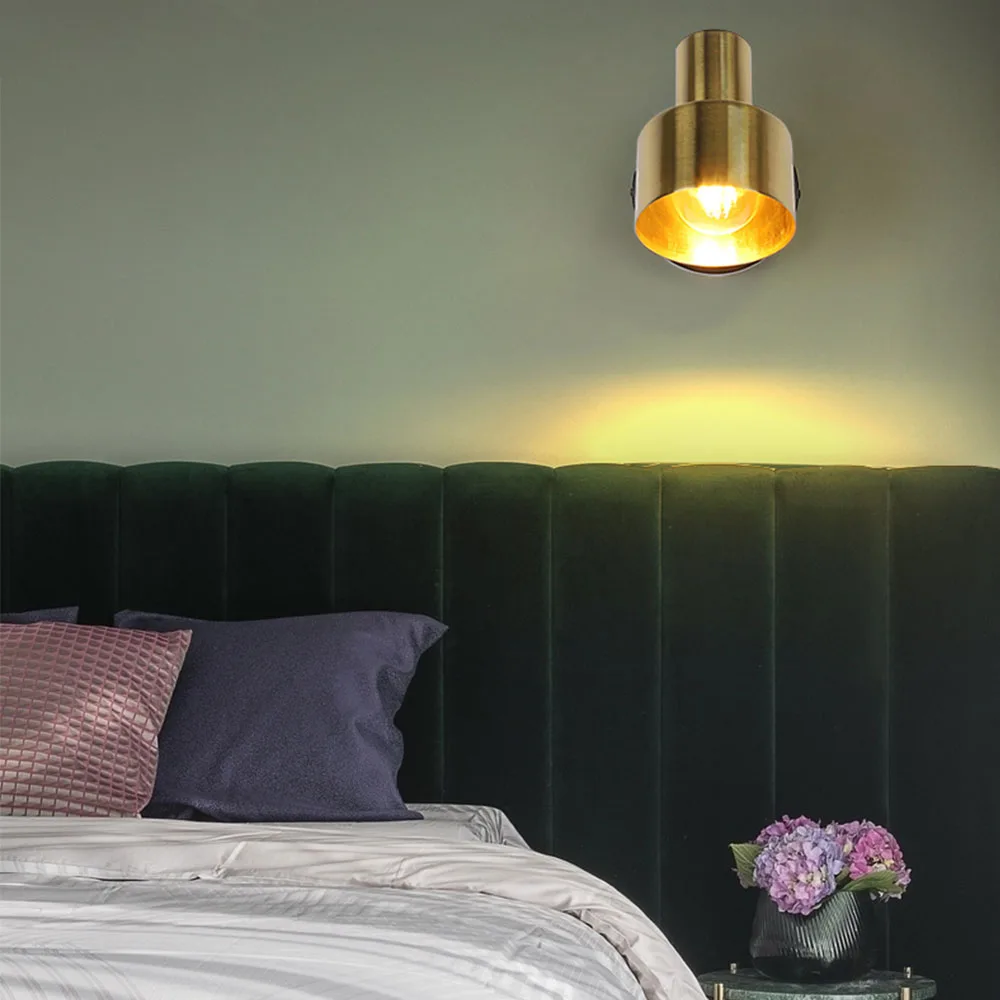 

Europe Wall Spotlights Sconce Lighting Wandlamp For Bedroom E27 Bulb Hotel Decor Interior Light Fixture Balcony Living LED Light