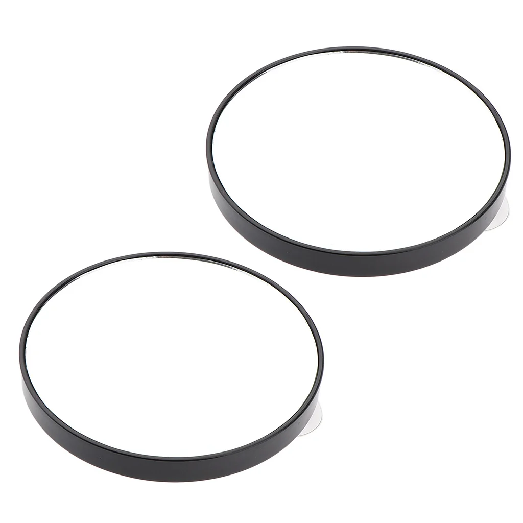 2 Pieces 15X Magnifying Mirrors - Round Single Side Suction Cup Makeup Mirrors For Face Makeup Application