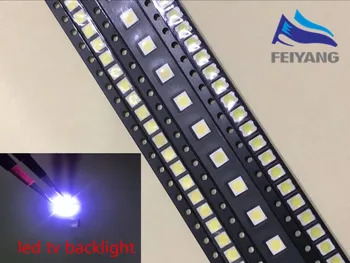 

LG1500pcs/lot 1W-2W SMD LED Kit 3V/6V 2835/3030/2828/3535/5630/7020/7030/4020/7032SEOUL Cold white For TV Backlight Beads 15*100