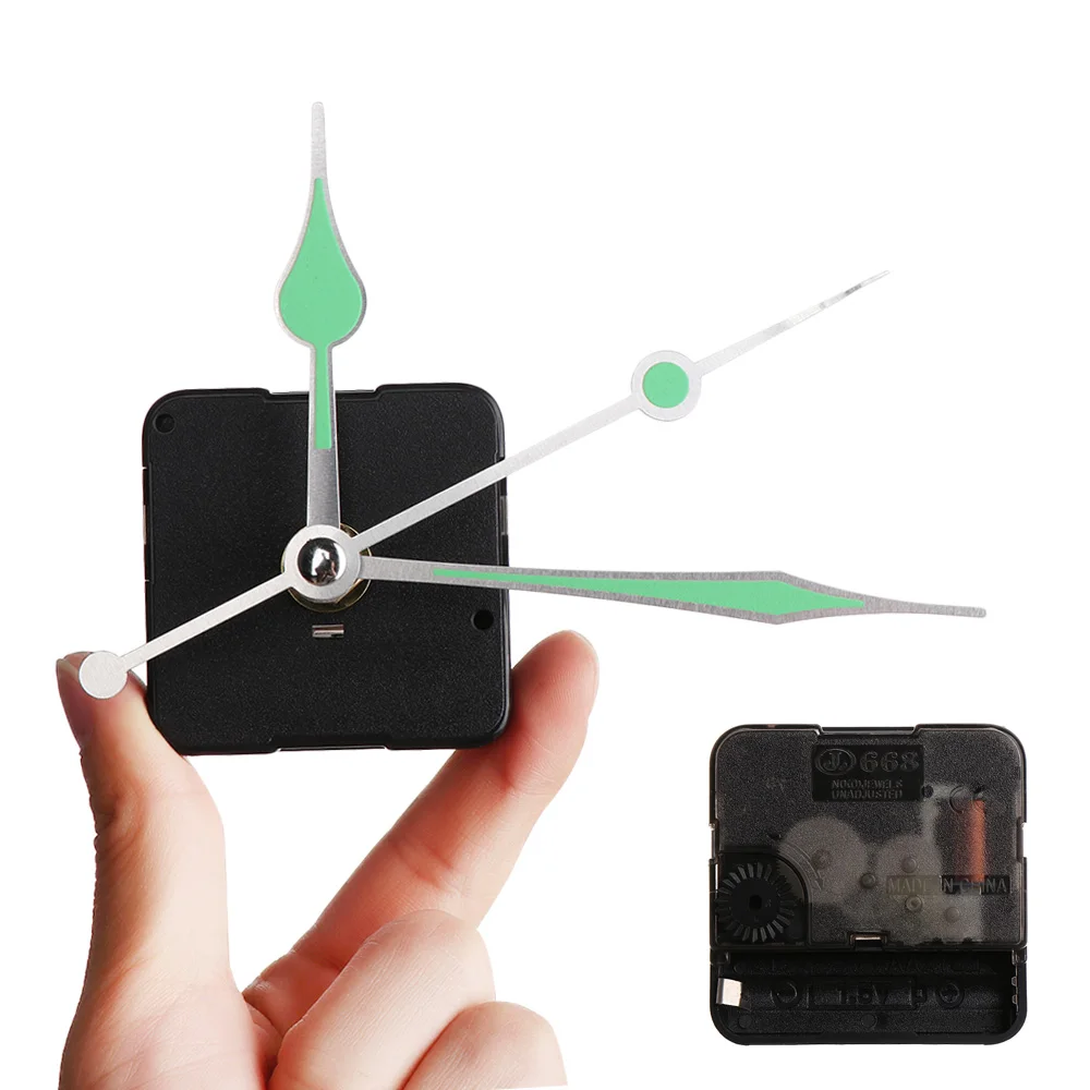 1 Set Classic Quiet Quartz Clock Movement Three Hands Mechanism DIY Parts