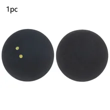 Squash Ball Competition 4cm Professional Player Round Rubber Small Elasticity Bounce Tool Sports Low Speed Two Yellow Dots