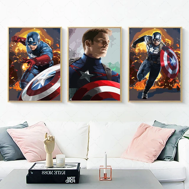 5d Diamond Painting Marvel Avengers  Diamond Painting Marvel Mosaic - 5d  Diamond - Aliexpress