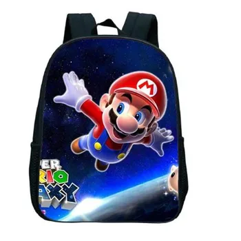 

Super Mario School Bags For Boys&Girls Children Kids Mochila Beautiful Popular Pattern Kindergarten Kids Backpack