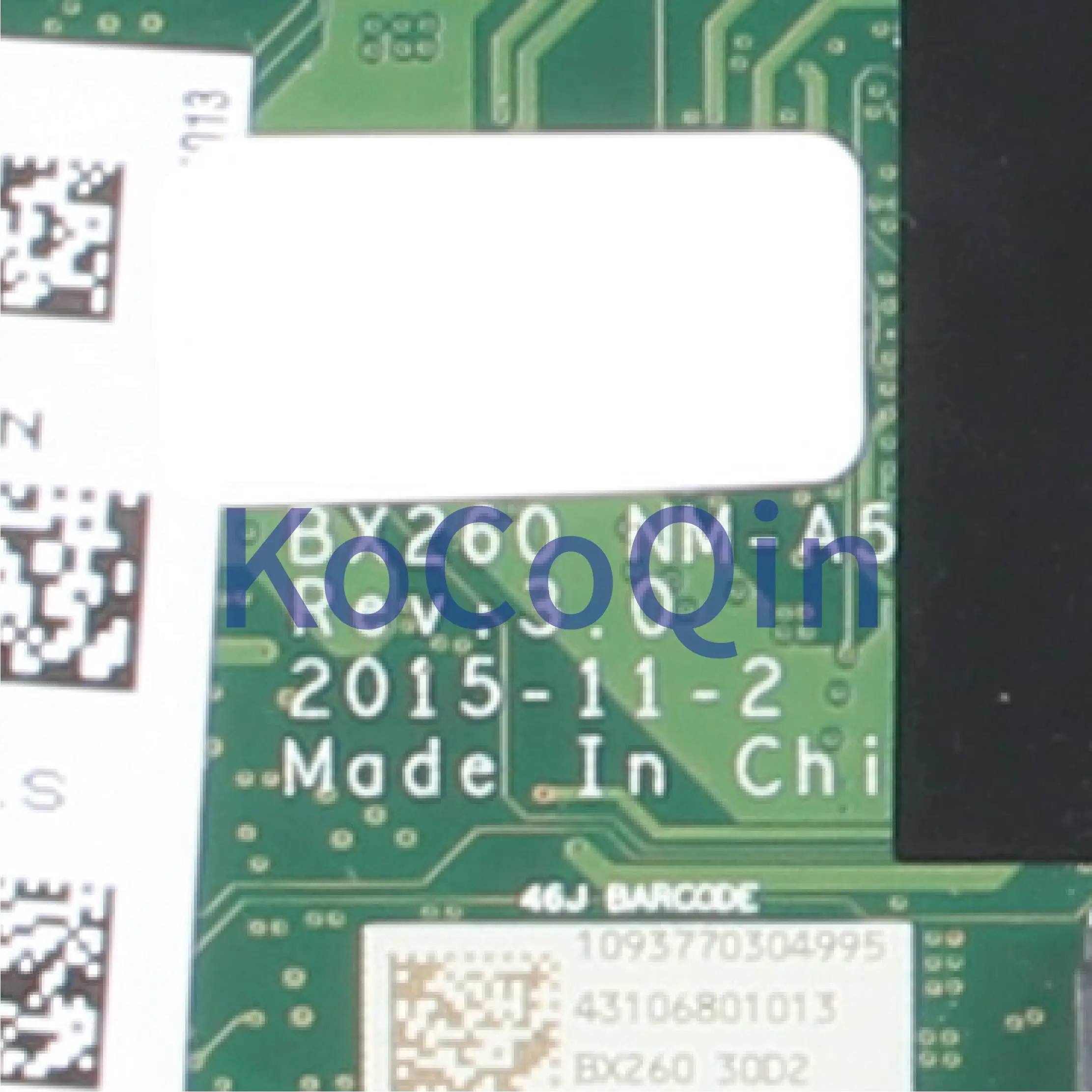 Most effective  KoCoQin Laptop motherboard For LENOVO Thinkpad X260 Core SR2F0 I5-6300U Mainboard 00UP198 BX260 NM-