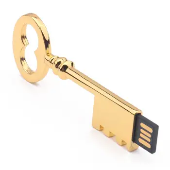 

Mini tiny Metal Gold Key USB Flash Drive Pen Drive Pendrive Flash Memory Stick Drive U Disk