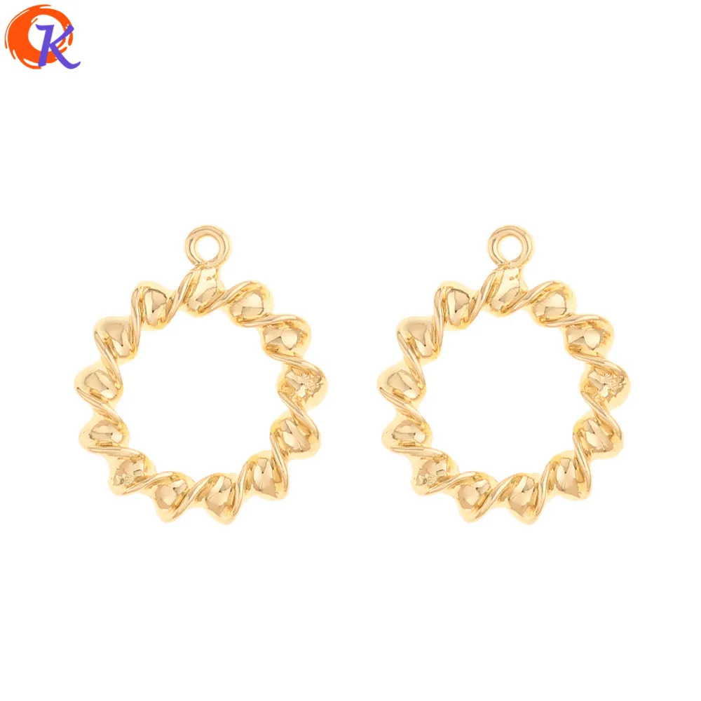 

Cordial Design 100Pcs 22*26MM Jewelry Accessories/Earrings Parts/Charms/Round Ring Shape/DIY Making/Hand Made/Earring Findings
