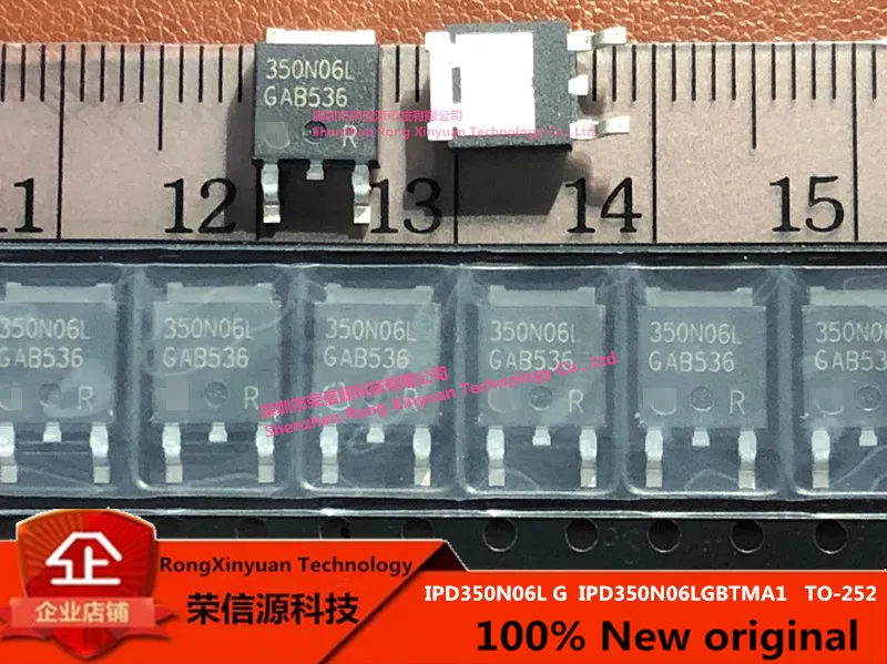 100% оригинальный аутентичный IPD350N06LG IPD350N06L G ipd350n06lbi 1 350N06L IPD350N06 MOSFET N 60V/29A/35mΩ