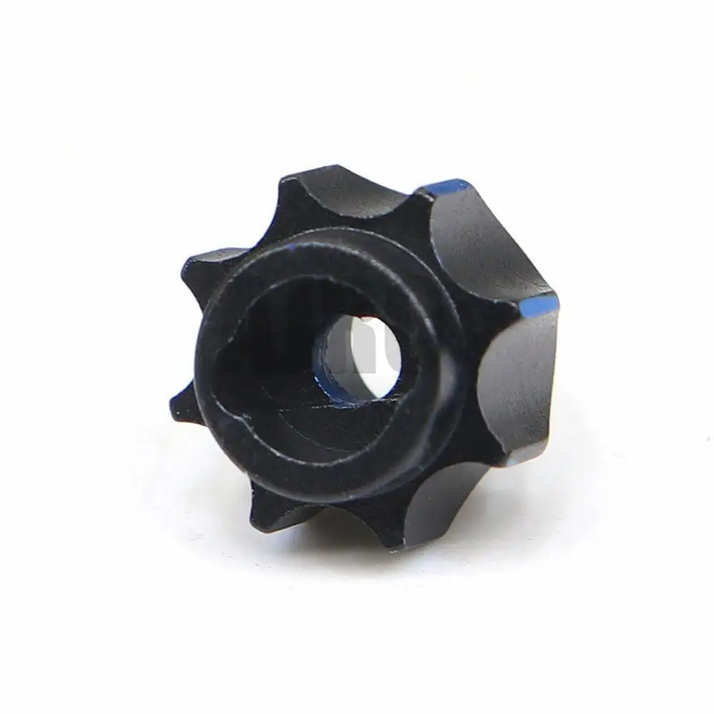 Bouton rotatif alliage aluminium pour SANWA M17 MT-44 - Rouge/Bleu