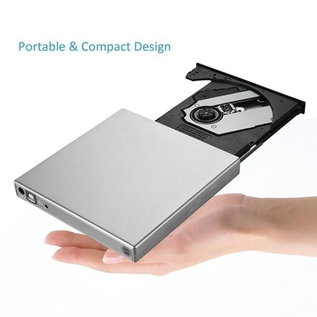 USB внешний CD-RW горелки DVD/CD ридер плеер оптический привод для ноутбука