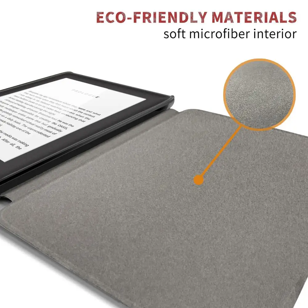 2019 All-New Kindle Case For Funda Amazon Kindle 6 inch Kindle Cover 10th Generation Waterproof Flip E-book Shell Capa-3