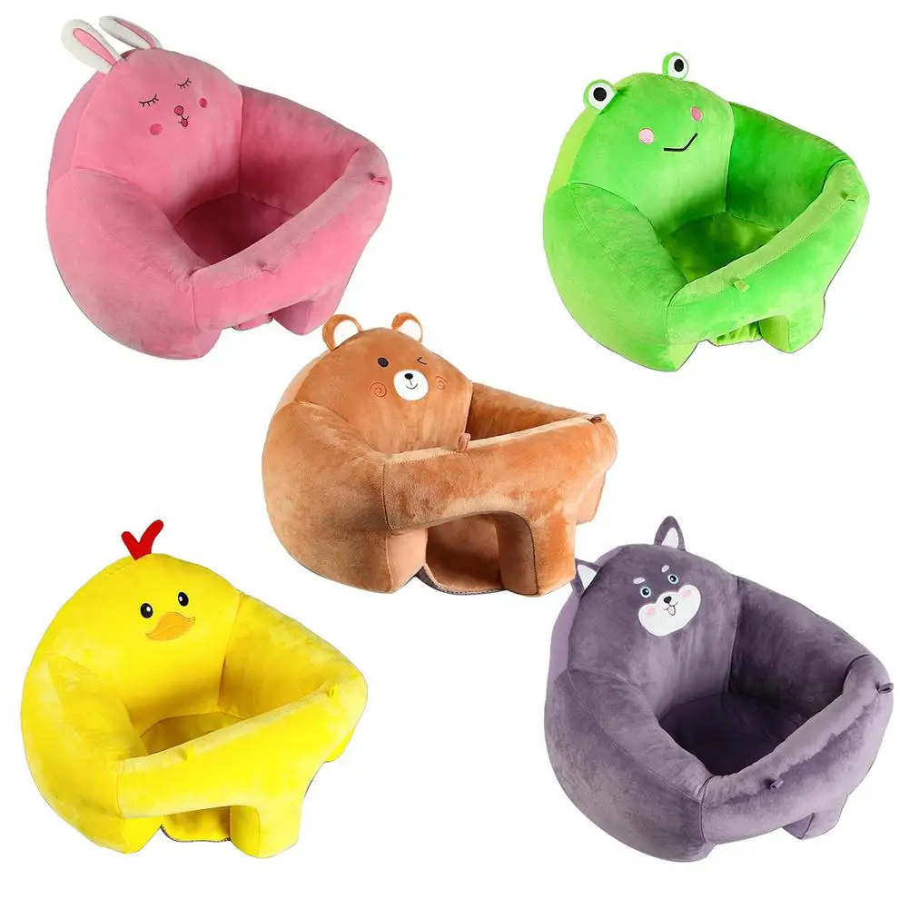 Cute Cartoon Baby Sofa Support Seat Comfy Plush Chair For Learning To Sit Up Kids | Мать и - Цена: 1 123,62 - 1 703,34 руб.
