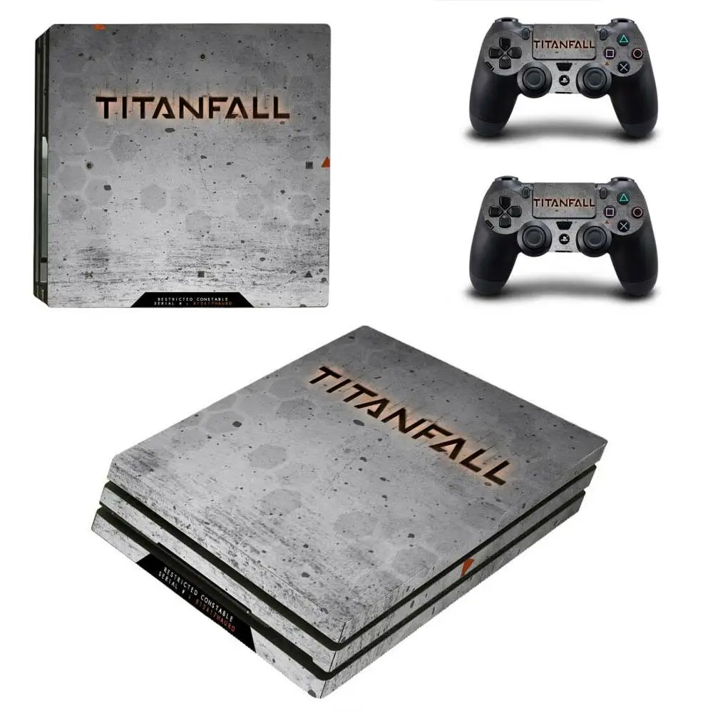 YSP4P-0570 Titanfall 2 PS4 Pro наклейка PS 4 Play station 4 Pro виниловая наклейка s Pegatinas для playstation 4 Pro консоль и контроллер - Цвет: YSP4P-0570
