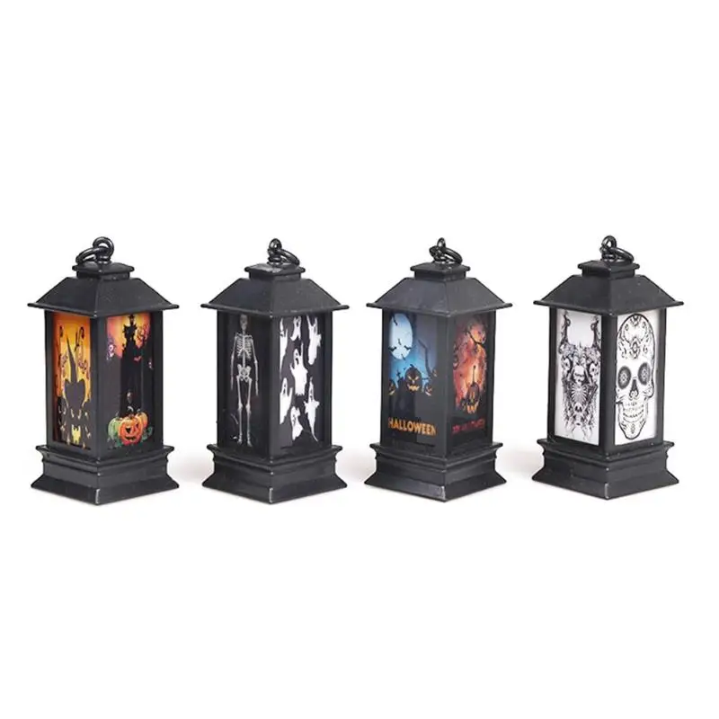 Halloween Vintage Decorate Light Lamp Party Hanging Decor LED Lantern Party Supplies Hanging Lantern