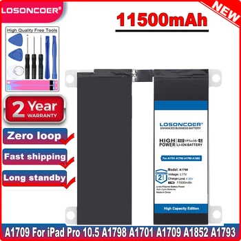 

LOSONCOER 11500mAh for iPad pro 10.5 A1798 A1701 A1709 A1852 A1793 Replacement Tablet Battery