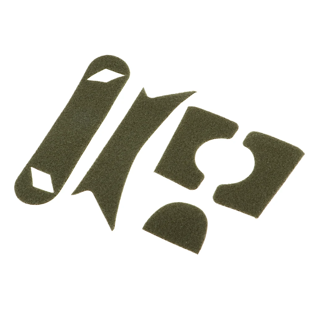 5pcs Helmet Sticker Patch Hook and Loop Set for Fast Hunting Helmet